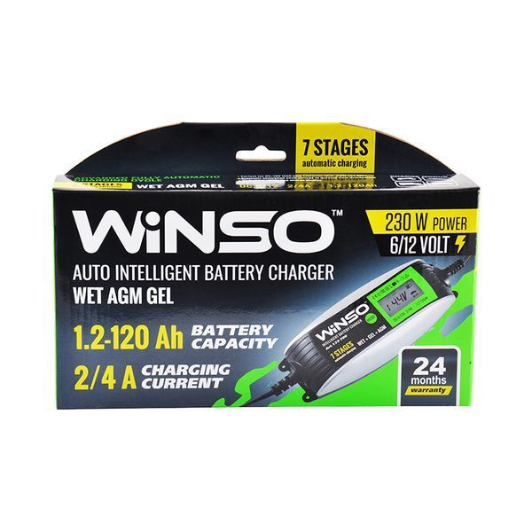 Зарядний пристрій АКБ Winso 230W 6/12 В 2/4 А 1.2-120 А&sdot;год 139700 фото