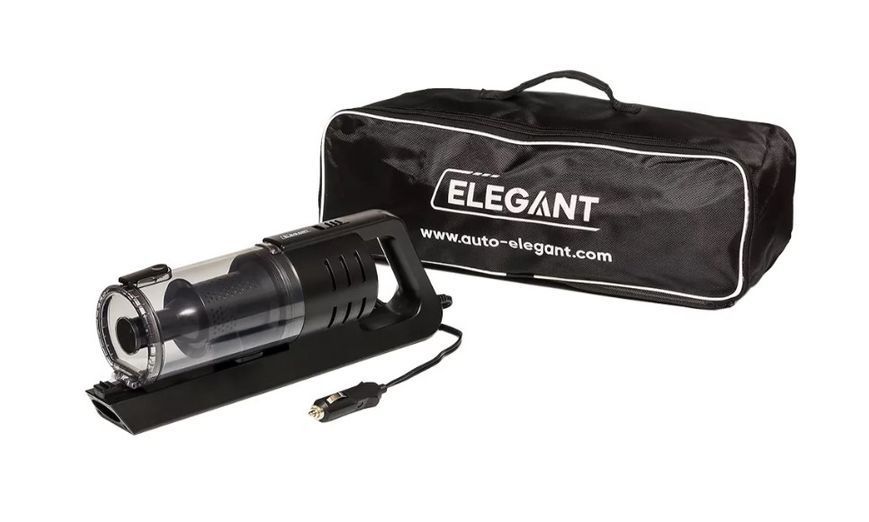 Автомобільний пилосос Elegant EL 100 237 100W/Turbo щітка/Led ліхтар/вологе та сухе чищення/сумка EL 100 237 фото