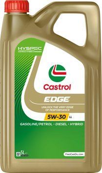 Олива моторна CASTROL EDGE 5W-30 LL 5л CS 5W30 E 5L EDGE 5W30 4X5L 1 CS 5W30 E 5L фото