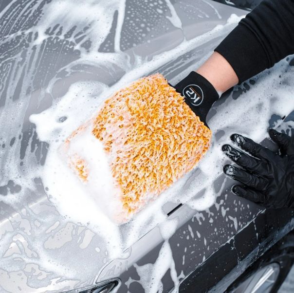 Рукавичка K2 Wash Mitt Pro для миття автомобілів мікрофібра 27 см х 21 см (M440) K20545 фото