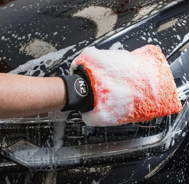 Рукавичка K2 Wash Mitt Pro для миття автомобілів мікрофібра 27 см х 21 см (M440) K20545 фото