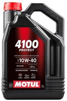 Олива моторна MOTUL 4100 Protect 10W-40 5л 4100 PROTECT SAE 10W40 4X5 L  MTL 113001 фото