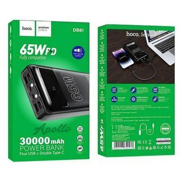 Універсальна Мобільна Батарея Power Bank Hoco DB81 Apollo PD65W 30000 mAh DB81  фото