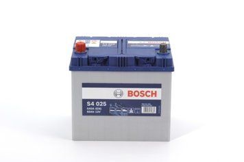 BOSCH Акумуляторна батарея 60А АКБ BOSCH S4 ASIA ЛІВ [+] 12V 60AH 540A 232*173*225 BO 0092S40250 фото