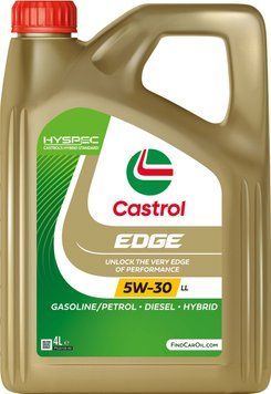 Олива моторна CASTROL EDGE 5W-30 LL 4л EDGE 5W30 4X4L 1 CS 5W30 E 4L фото