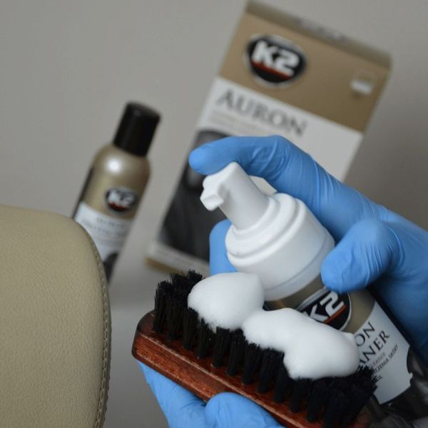 Щітка K2 Auron Brush для очищення шкіряної та тканинної оббивки K20619 фото