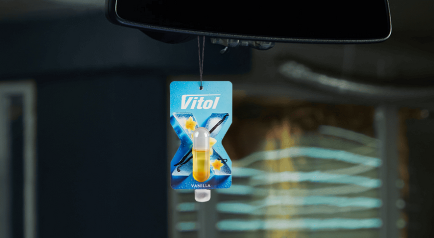 Освіжувач повітря Vitol X-Fresh Vanilla VF03 фото