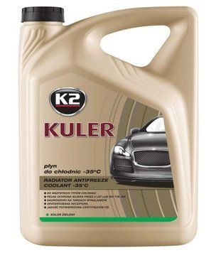 Рідина охолоджуюча K2 Kuler Long Life -35 &deg;C G11 зелена 5 л K20263 фото