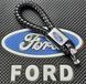Стильний шкіряний Брелок для авто з логотипом Ford Ford фото 4